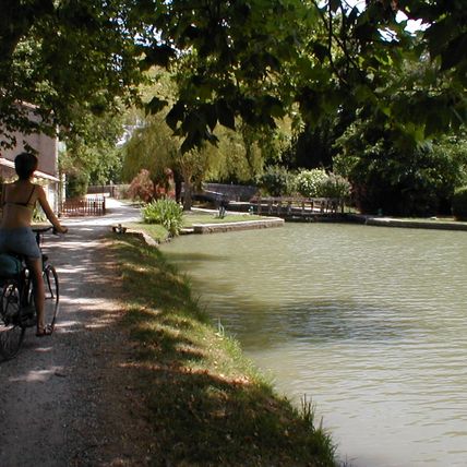 Canal du Midi fietsen op het jaagpad